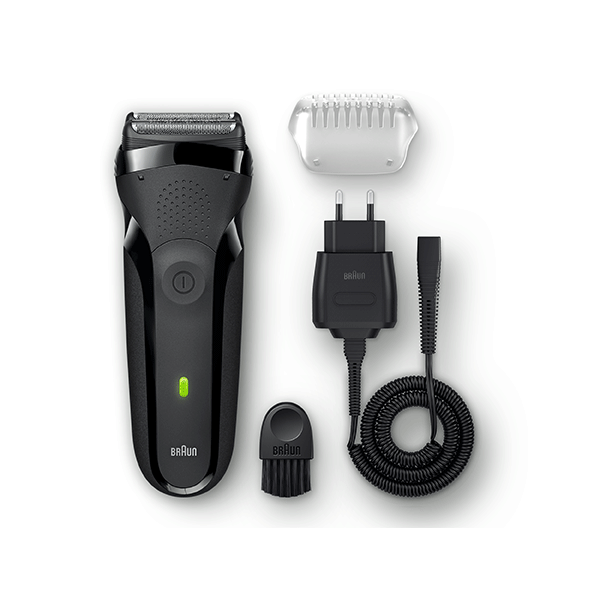 BRAUN SHAVER 300 BLK/BLK Box EURO
