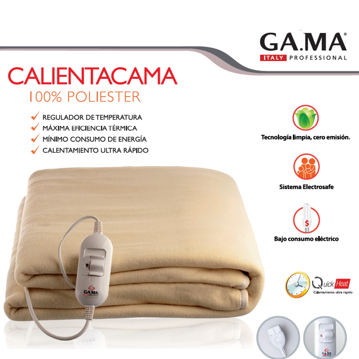 100% POLYESTER DOBLE