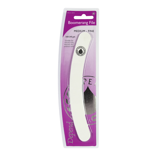 DEPEND LIMA DE UNAS BOOMERANG FINA 180/240