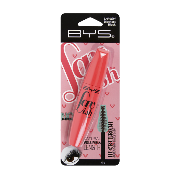 LAVISH LASH BLACKEST BLACK MASCARA WASHABLE 10G