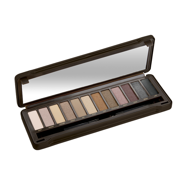 12 PALETTE EYESHADOW TIN NUDE 12G