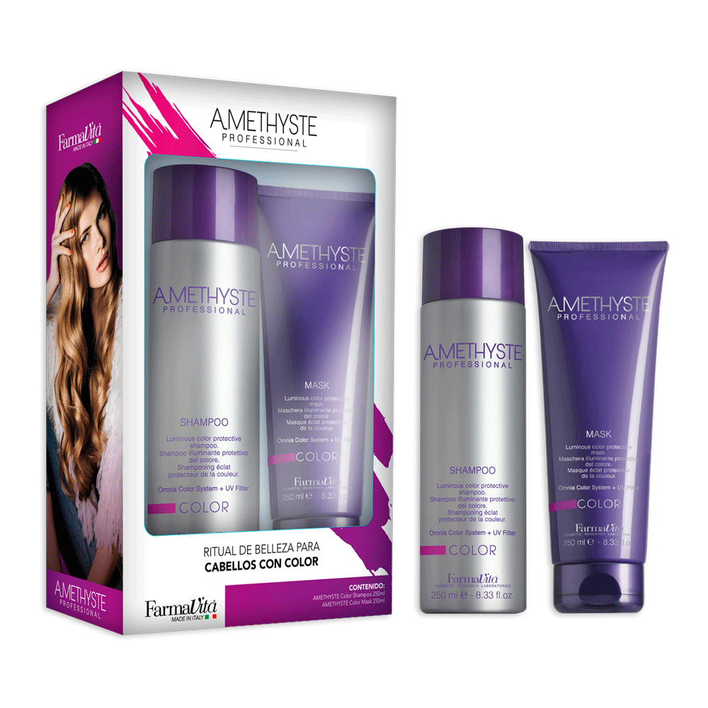COMBO FARMAVITA AMETHYS SHCOLOR MASK250ML (C)