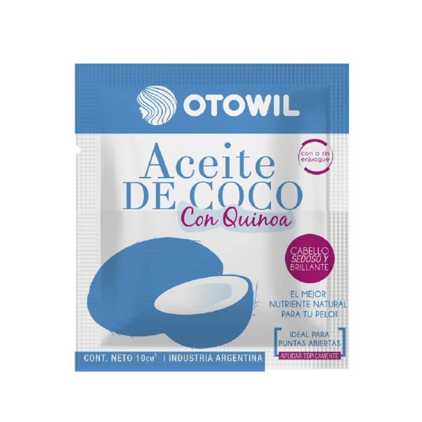 ACEITE DE COCO CON QUINOA SACHET 9CM3             