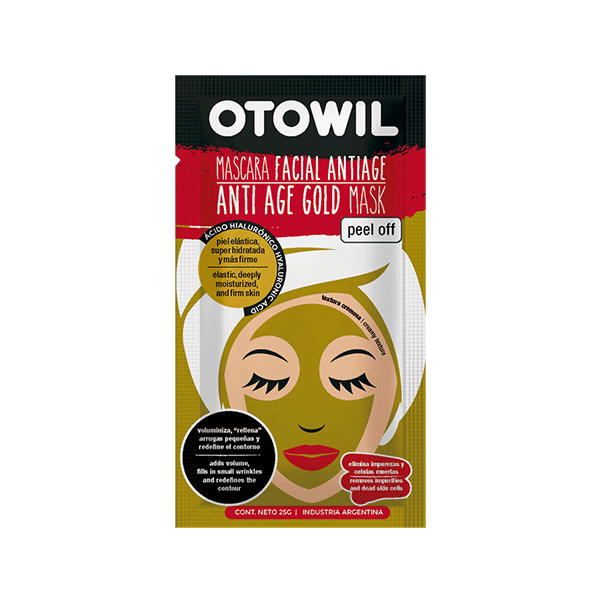 MASCARA PEEL OFF GOLD MASK CON ACIDO HIALURONICO  