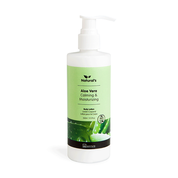 IDC INST. NATURALS BODY LOTION ALOE 260 ML