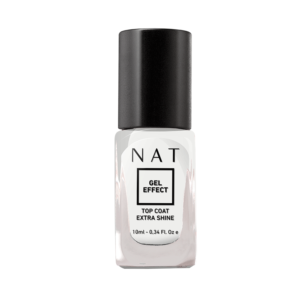 NAT GEL EFFECT 10ml TOP COAT EXTRA SHINE