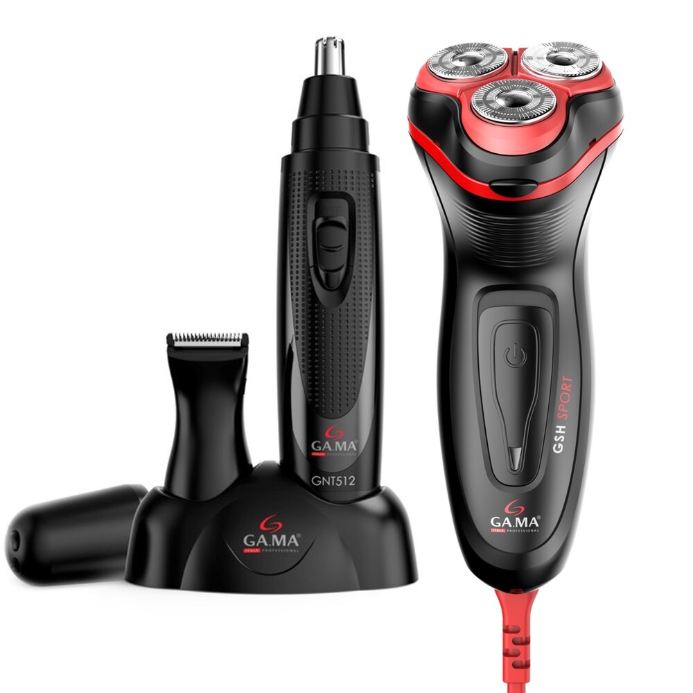 COMBO AFEITADORA SPORT + TRIMMER NOSE GNT 512 CHI 