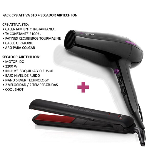 PACK GA.MA PLA CP9 STD + SEC AIRTECH ION CHI