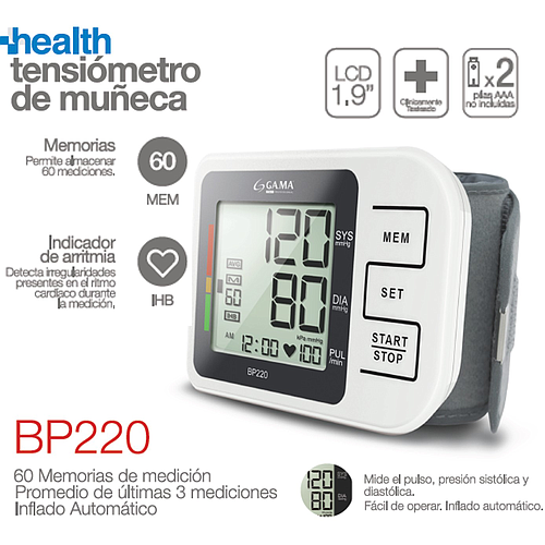 SET TENSIOMETRO BP220 + BALANZA VIDRIO DIGITAL