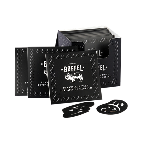 BOFFEL SET DE 12 TATUAJES CAPILARES