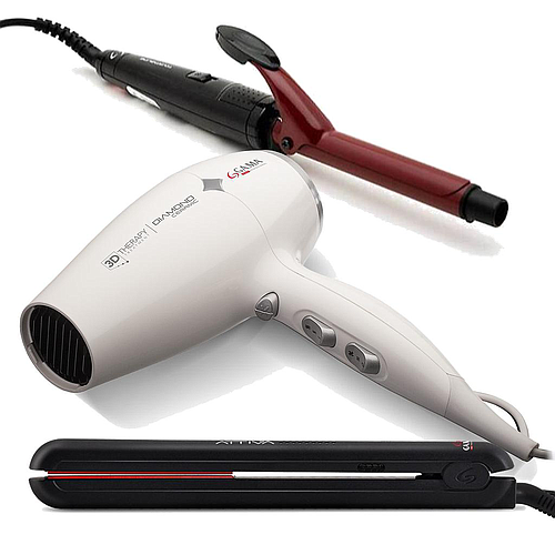 PACK GAMA ALISADOR ATTIVA + ONDULADOR 19 MM + SECADOR DIAMOND